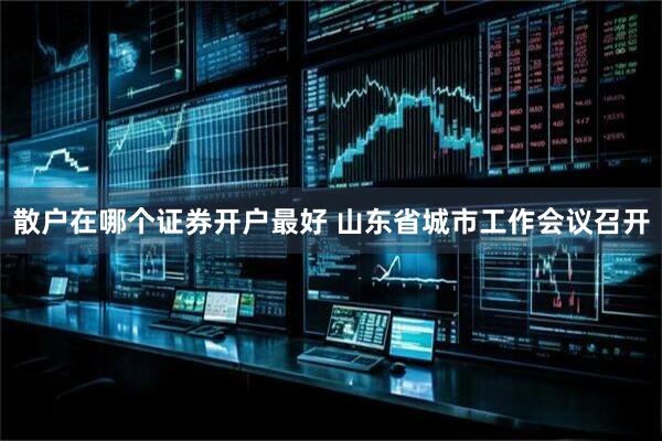 散户在哪个证券开户最好 山东省城市工作会议召开